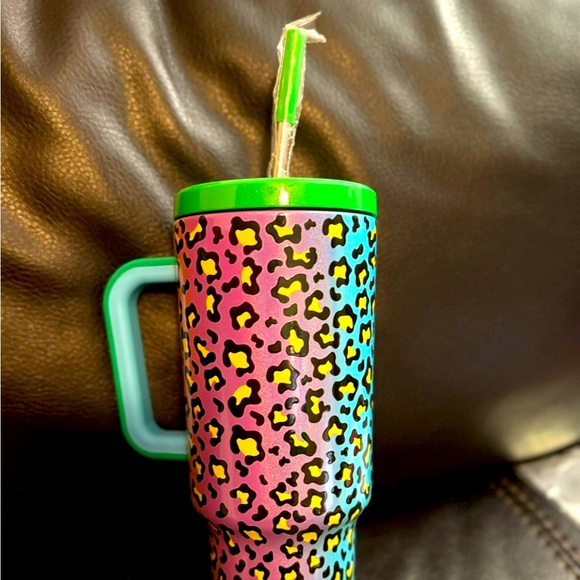 Meoky Other - Leopard multi color Meoky
Tumbler 40 oz Brand New